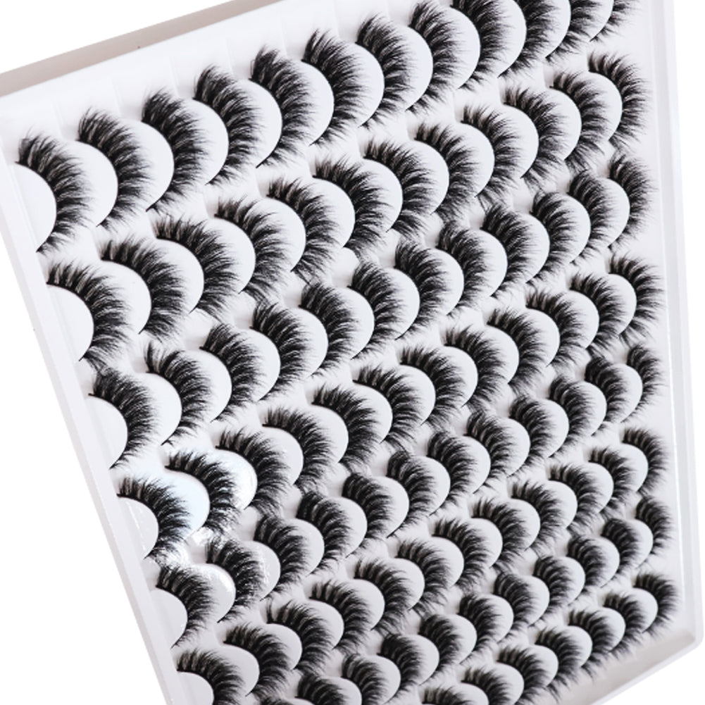 👁️✨ 3D False Eyelashes – Multi-Layered, Realistic, Soft & Comfortable