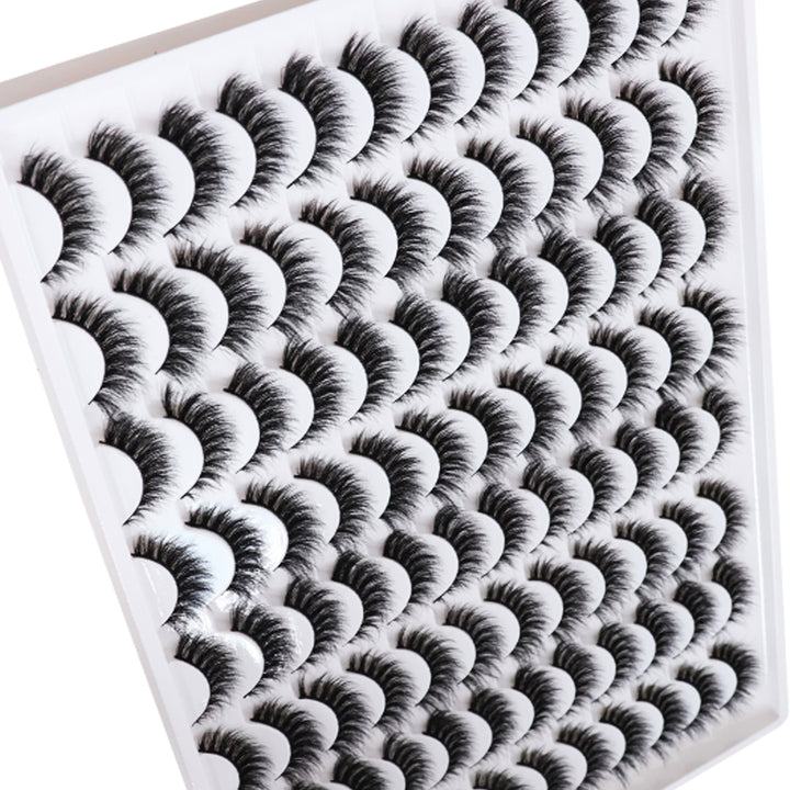 👁️✨ 3D False Eyelashes – Multi-Layered, Realistic, Soft & Comfortable