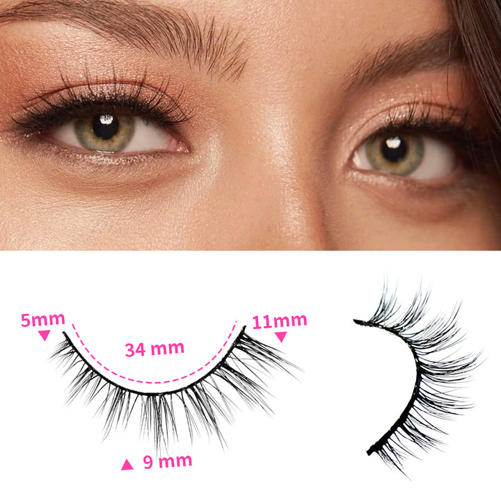 👁️✨ 3D False Eyelashes – Multi-Layered Realistic Soft & Comfortable Lashes