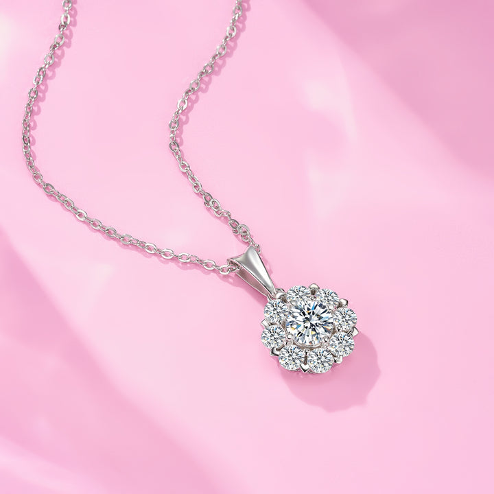 💎 Minimalist 1-Carat Morganite Pendant Necklace