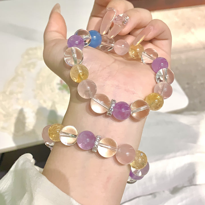 Women’s Natural Crystal Duobao Bracelet – Original DIY Design