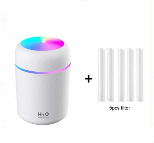 💧🌈 Home & Car USB Colorful Humidifier | Mini Water Replenishment Diffuser ✨🚗