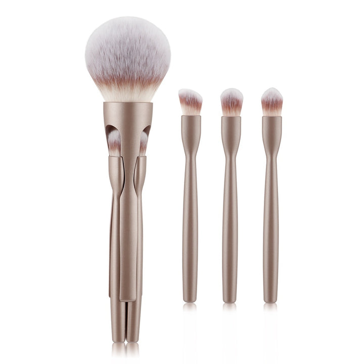 🖌️ 4-in-1 Magnetic Makeup Brush – Multi-Function Tool for Powder & Eyeshadow ✨