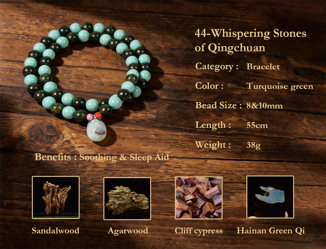 Chinese Herbal Bead Bracelet – Lightweight Wellness Jewelry
