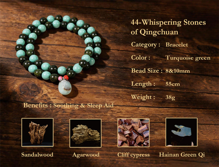 Chinese Herbal Bead Bracelet – Lightweight Wellness Jewelry