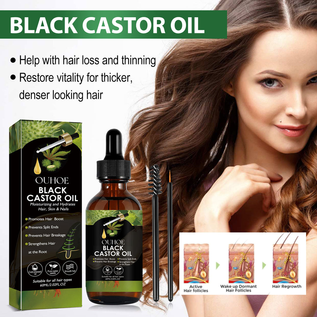 ✨ Repair & Softening Hair Care Oil — Castor Oil Concentrate (60ml) 💆‍♀️🌿