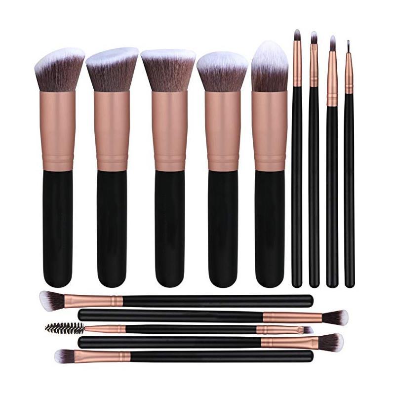 ✨ 14-Piece Makeup Brush Set — Foundation, Powder & Eye Shadow Brushes 💄
