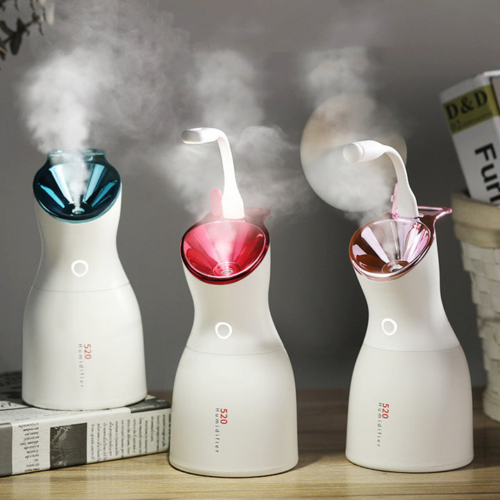 💧💄 Large-Capacity 520 Beauty Humidifier | 3-in-1 Desktop Ultrasonic Mist Device ✨