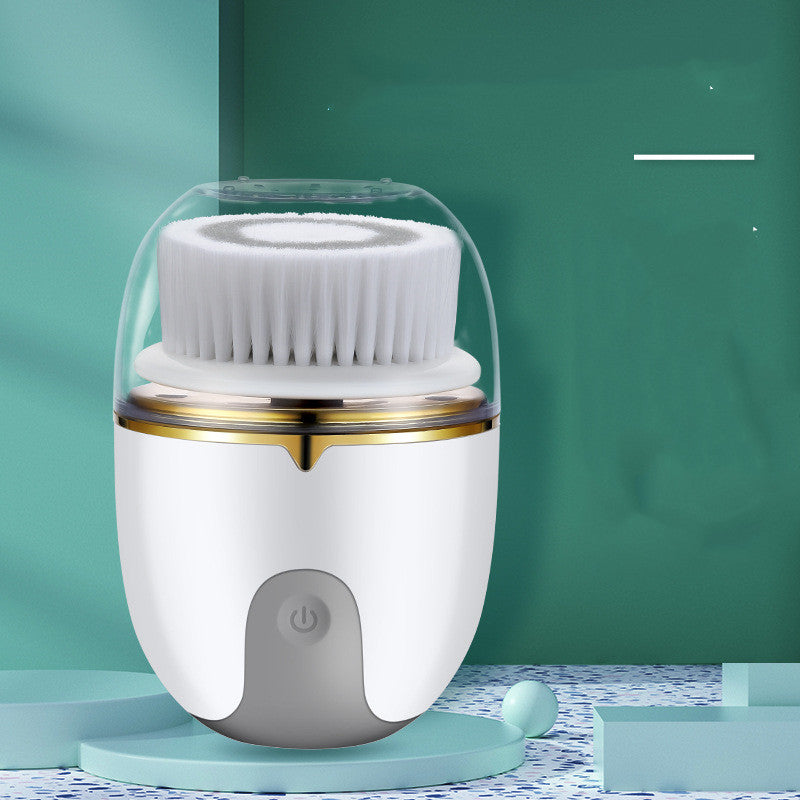 💖🌀 Electric Washing Brush | Interchangeable Head Cleansing & Makeup Removal Instrument