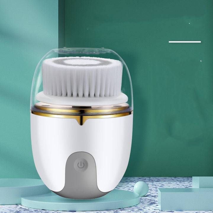 💖🌀 Electric Washing Brush | Interchangeable Head Cleansing & Makeup Removal Instrument