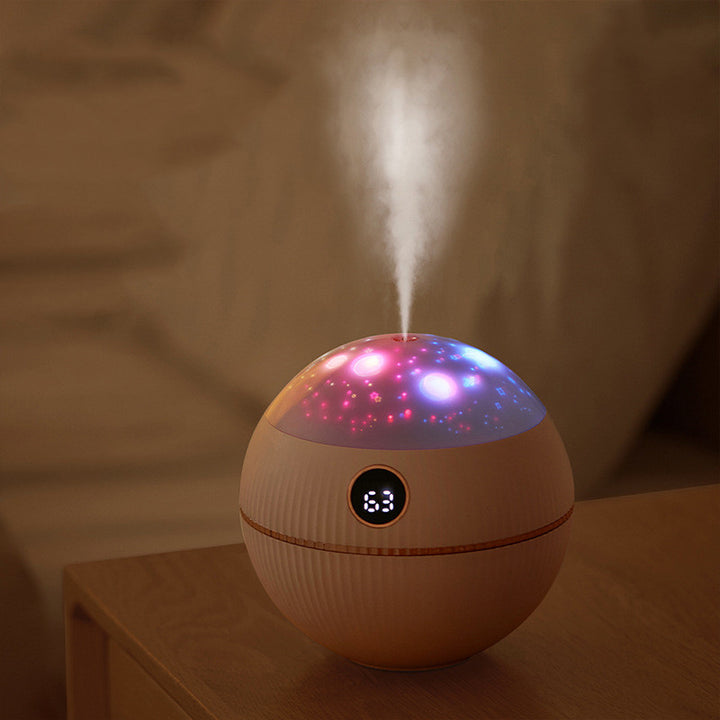 🌌✨ New Star Projection Humidifier | Portable USB Spray & Ambient Light Diffuser