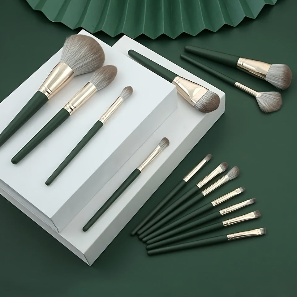 ✨ Household Portable 14-Piece Soft Bristled Makeup Brush Set 💄