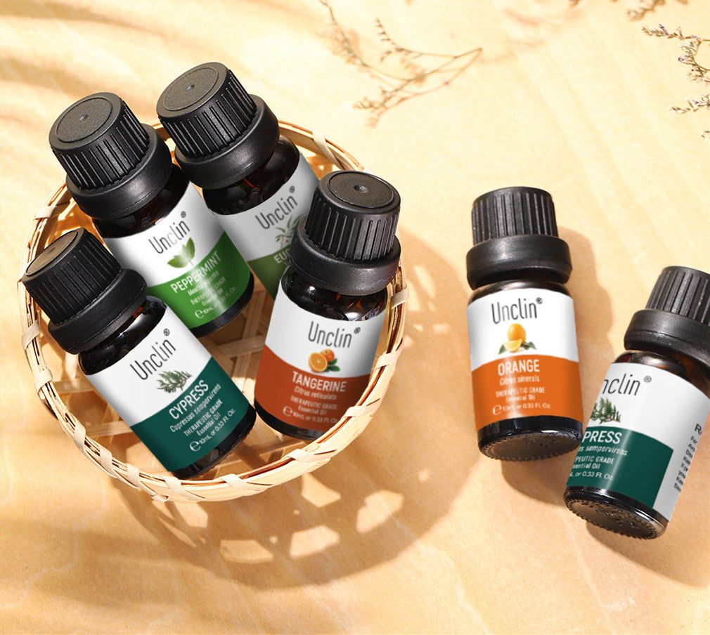 ✨ 10ml Six-Piece Aromatherapy Essential Oil Set — Natural Botanical Collection 🌿💧