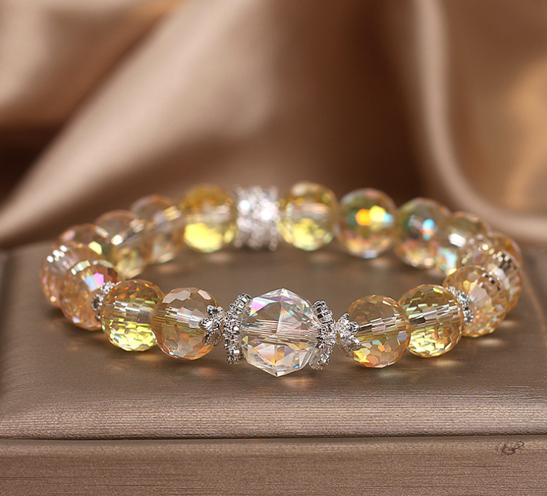 Women’s Austrian Amethyst Crystal Bracelet – Light Luxury Original Design