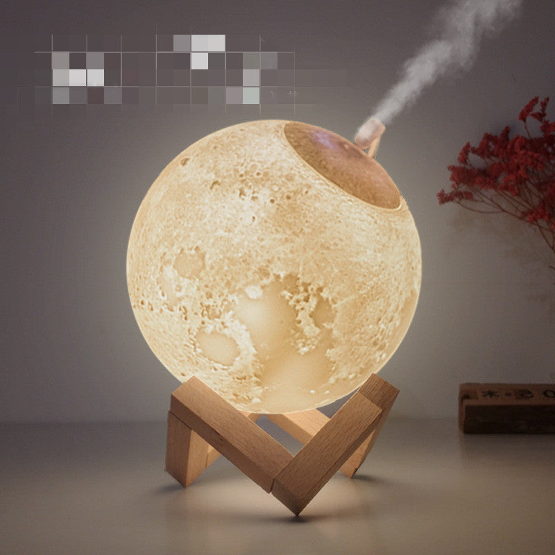 🌙💧 Moon Light Humidifier | Aromatherapy Night Lamp INS Style ✨