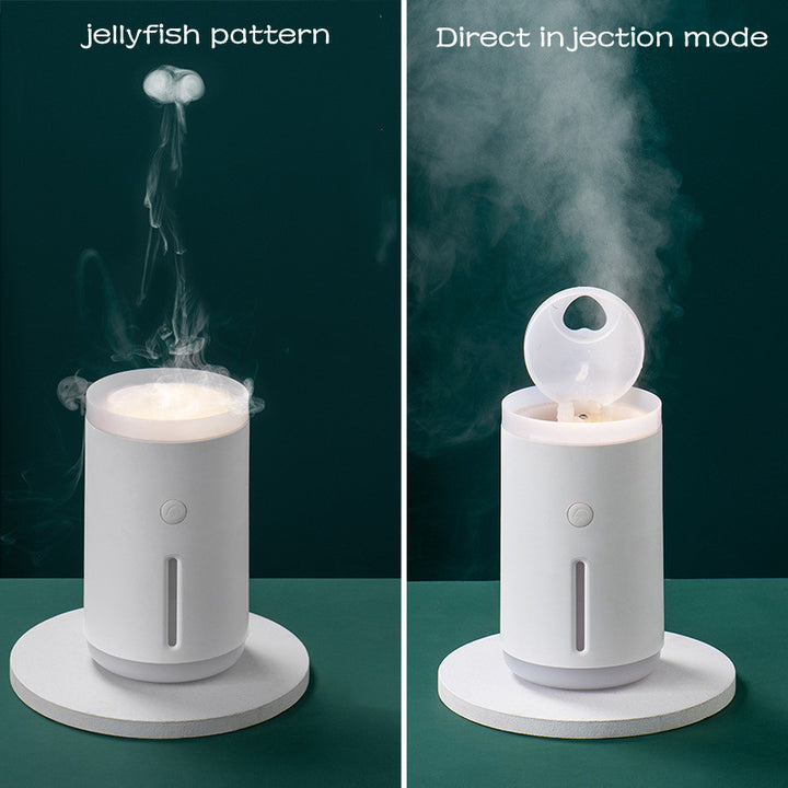 🌫️💡 Spitting Circle Humidifier | Large Mist Desktop Atmosphere Lamp ✨