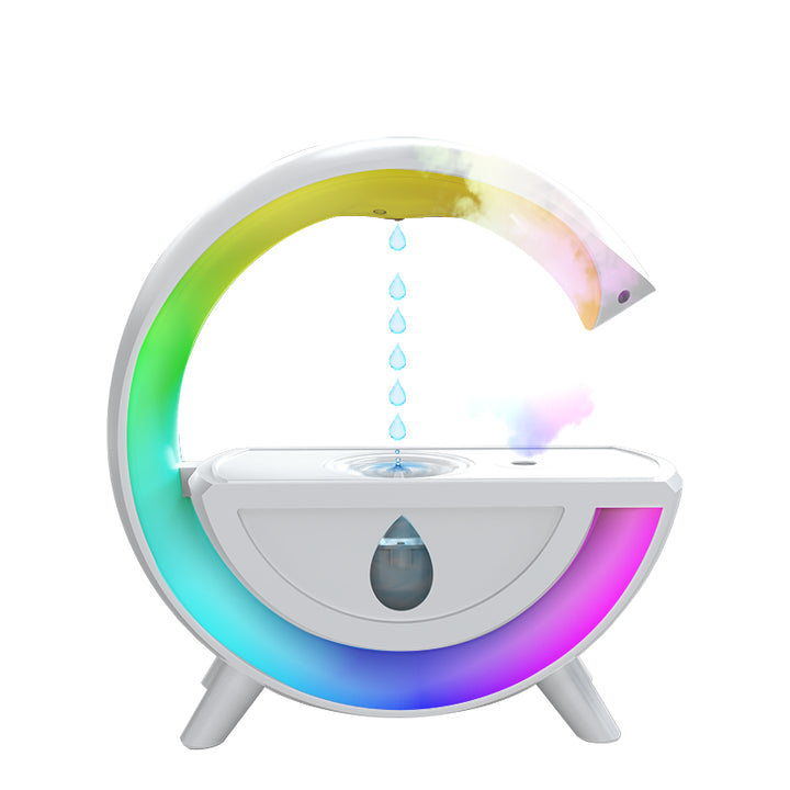 💧🌈 Anti-Gravity Water Drop Humidifier | RGB LED Night Light Desk Lamp ✨