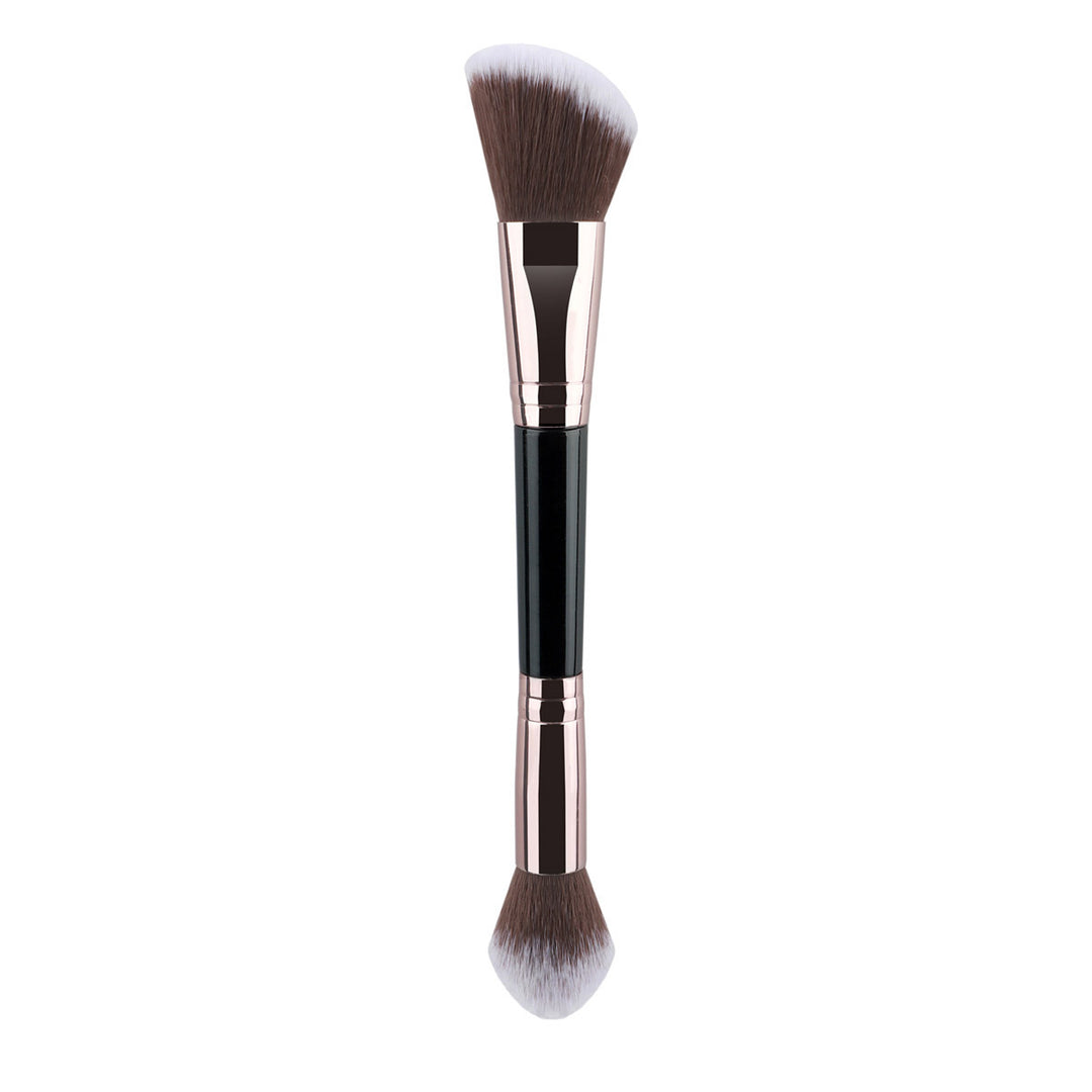 ✨ 3-Piece Double-Ended Makeup Brush Set — Soft Foundation & Shading Tools 💄
