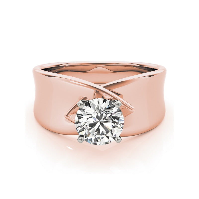 925 Sterling Silver Zircon Ring – Classic Elegant Women’s Jewelry