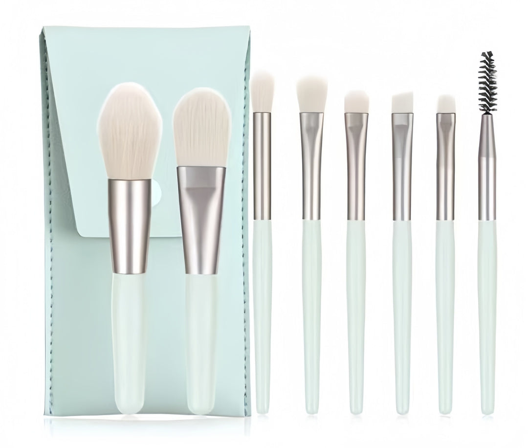 🍬✨ Eight Macaron Makeup Brush Eye Detail Set 💄