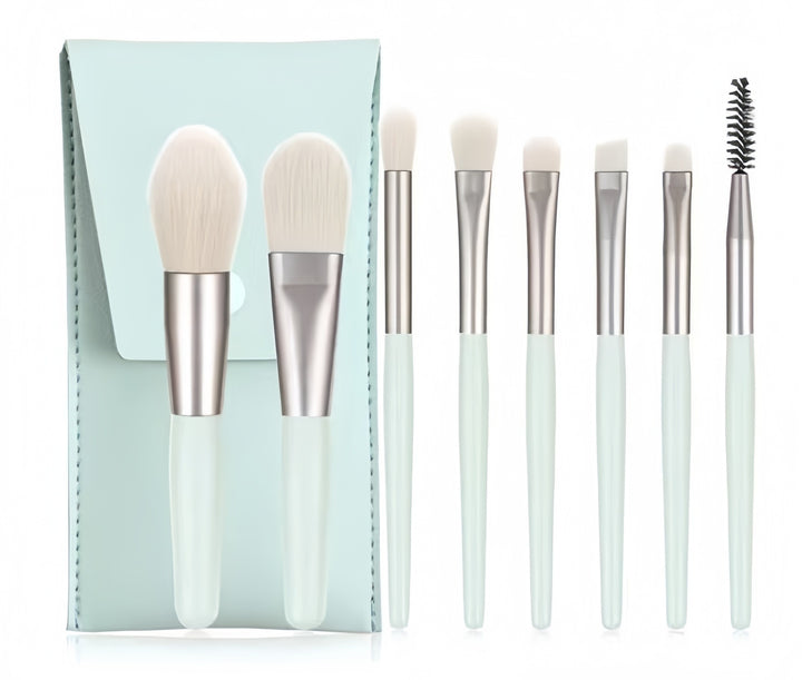 🍬✨ Eight Macaron Makeup Brush Eye Detail Set 💄