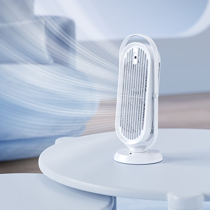 🌬️💧 USB Tower Fan Humidifier | Shaking Head Large Wind Spray Air Cooler