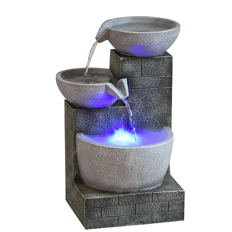 💧🏞️ Modern Simple Desktop Fountain Humidifier | Decorative Waterscape Mist Unit