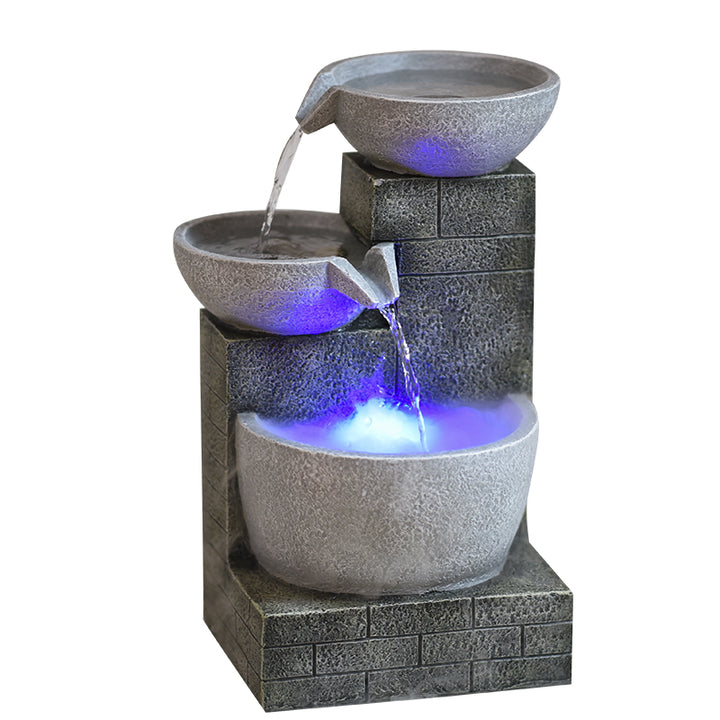 💧🏞️ Modern Simple Desktop Fountain Humidifier | Decorative Waterscape Mist Unit