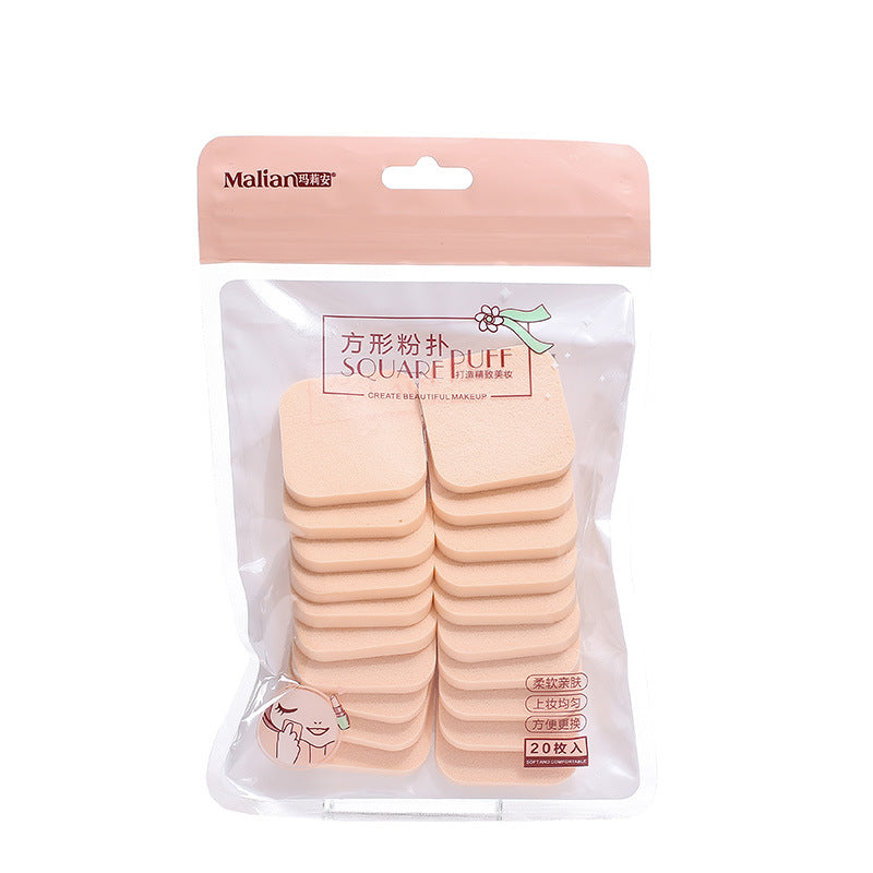 💄✨ Square Puff | 20PCS Cotton Makeup Pads Set