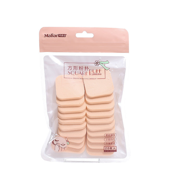 💄✨ Square Puff | 20PCS Cotton Makeup Pads Set