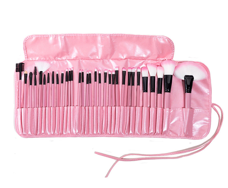 ✨ 24-Piece Makeup Brush Set — Black & Wood Color Full Beauty Kit 💄🖤