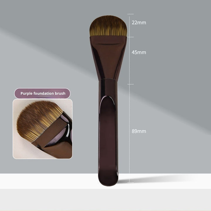 ✨ Tongue-Shaped Ultra-Thin Foundation Brush — Seamless Base Makeup Tool 💄