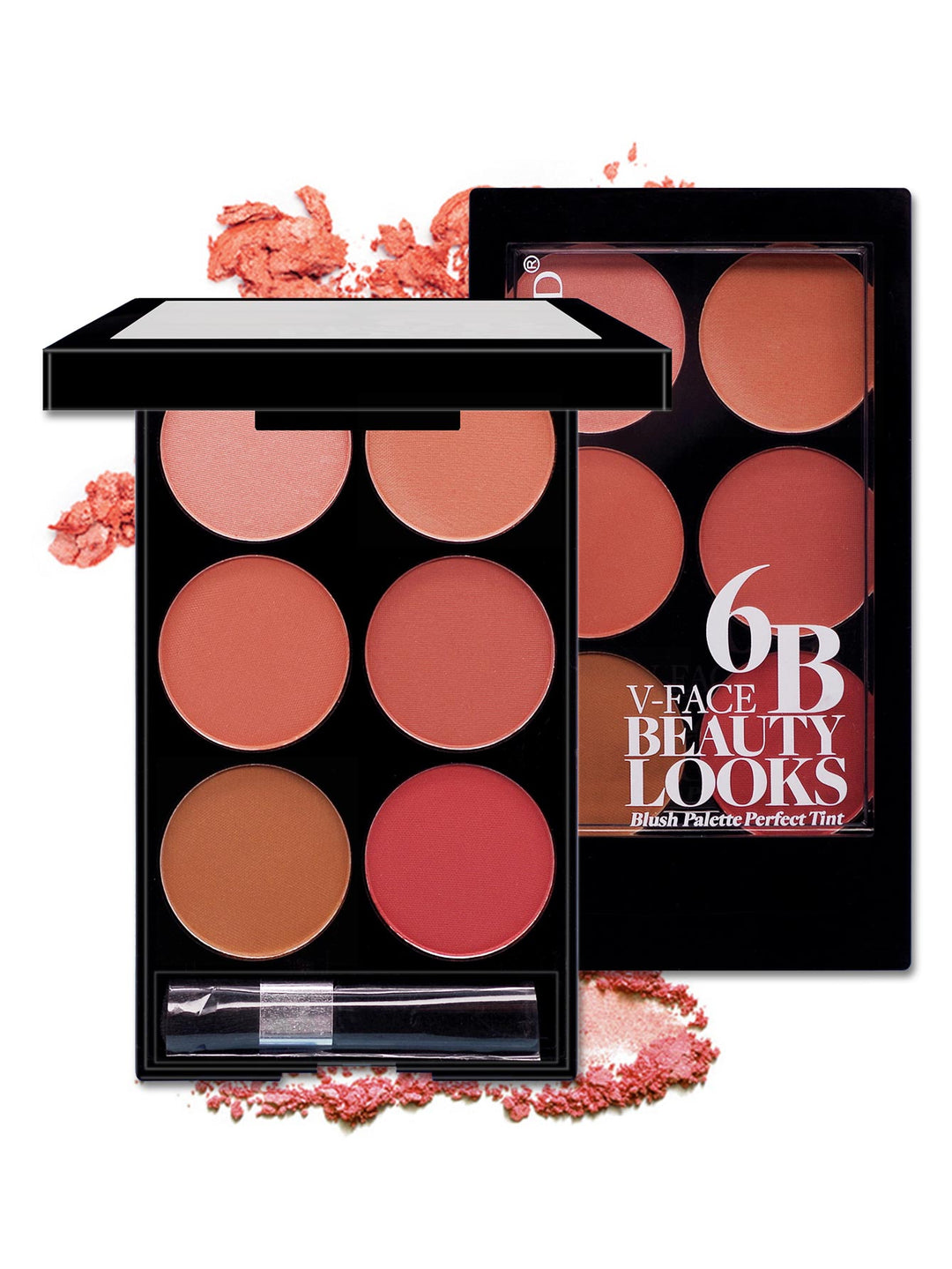 💖 Multi-Color 6-Shade Blush & Contour Makeup Palette – Face Repair & Sculpting Kit (15g) ✨