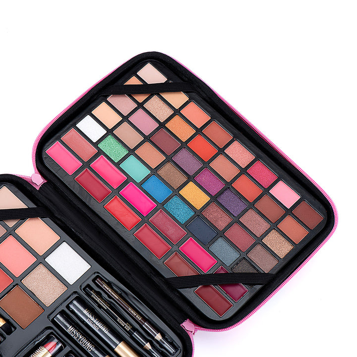 ✨ All-in-One Makeup Set – Lipstick, Lip Glaze, Eyeshadow, Highlighter & Beauty Kit ✨
