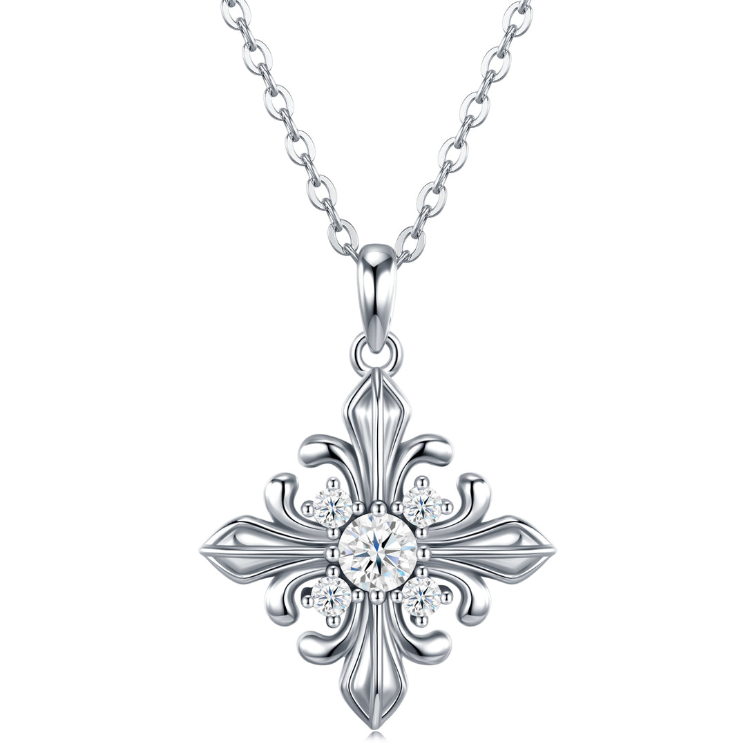 Luxury Minimalist 0.3 Carat Morganite Pendant Necklace – Gold-Plated S925 Silver