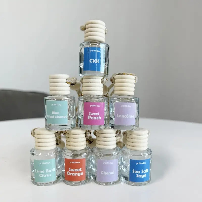 ✨ Car Aromatherapy Perfume Glass Bottle — Hanging Pendant Fragrance (50ml) 🚗🌿