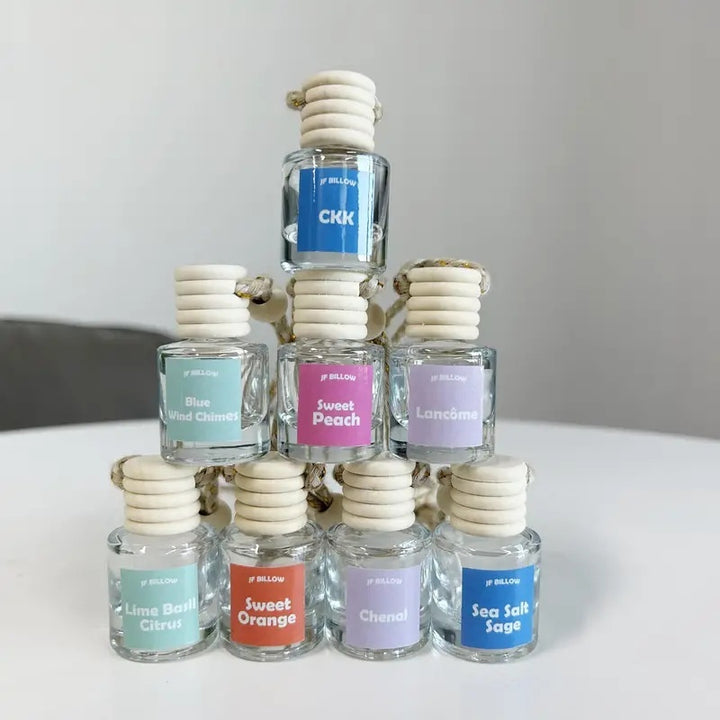 ✨ Car Aromatherapy Perfume Glass Bottle — Hanging Pendant Fragrance (50ml) 🚗🌿