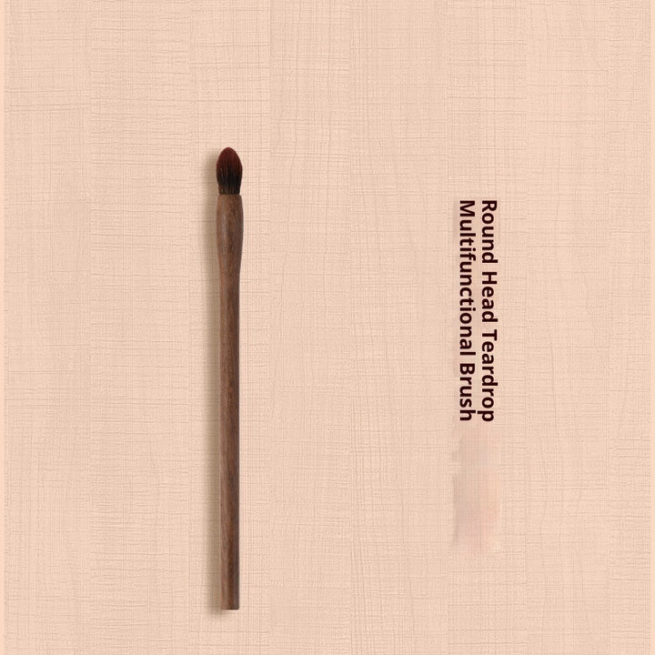 ✨ H Set Vintage Black Walnut Makeup Brush Set — 24-Piece Luxury Kit 💄🌿
