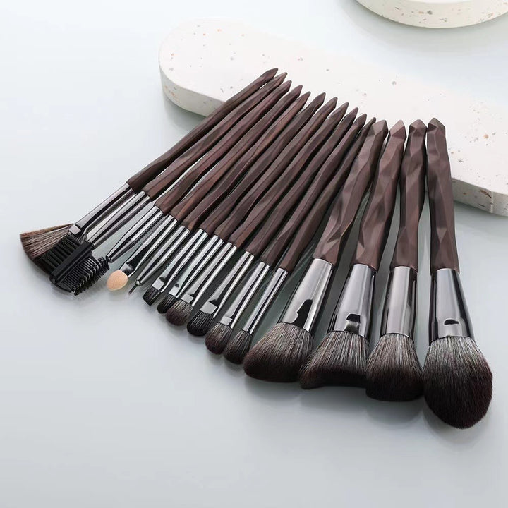 ✨ Foundation, Nose Shadow & Blush Makeup Brush Set — Full Beauty Kit 💄