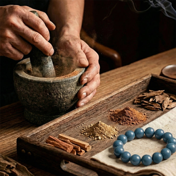 Chinese Herbal Bead Bracelet – Lightweight Wellness Jewelry