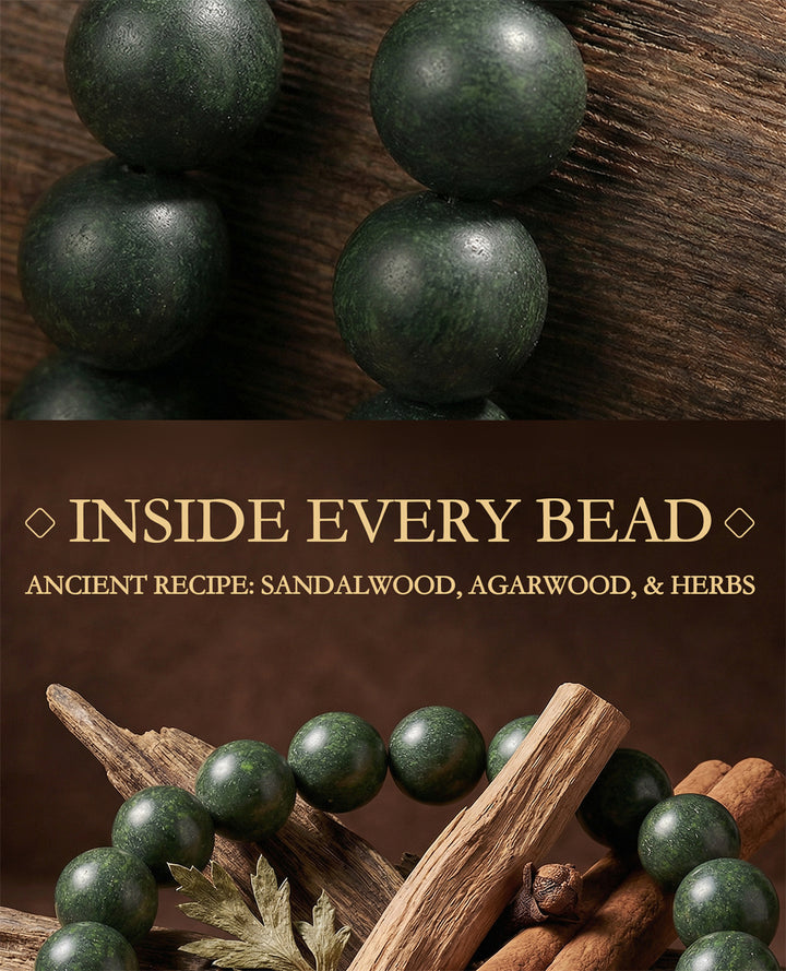 Chinese Herbal Bead Bracelet – Lightweight Wellness Jewelry
