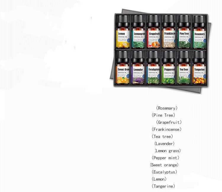 🌿 Aromatherapy Kit Essential Oil Massage Set (12 × 5ml)