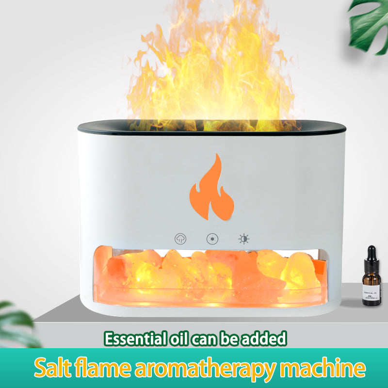 🧂💡 Crystal 2-in-1 Himalayan Salt Lamp & Ultrasonic Diffuser | Aromatherapy Humidifier ✨