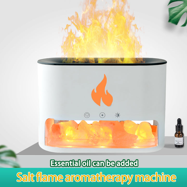 🧂💡 Crystal 2-in-1 Himalayan Salt Lamp & Ultrasonic Diffuser | Aromatherapy Humidifier ✨