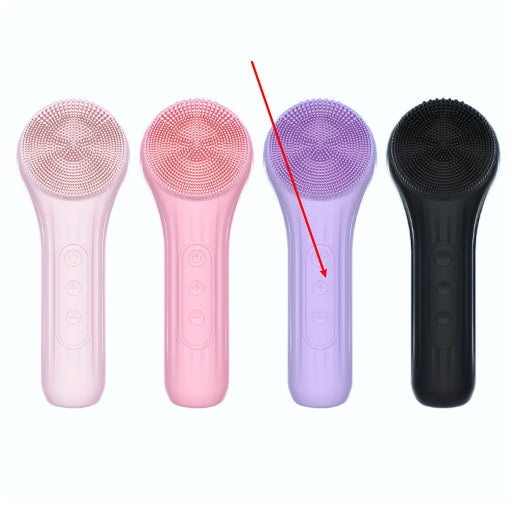 💖🧼 Heating Waterproof Deep Pore Cleansing Silicone Facial Device | Vibration Massage Beauty Tool