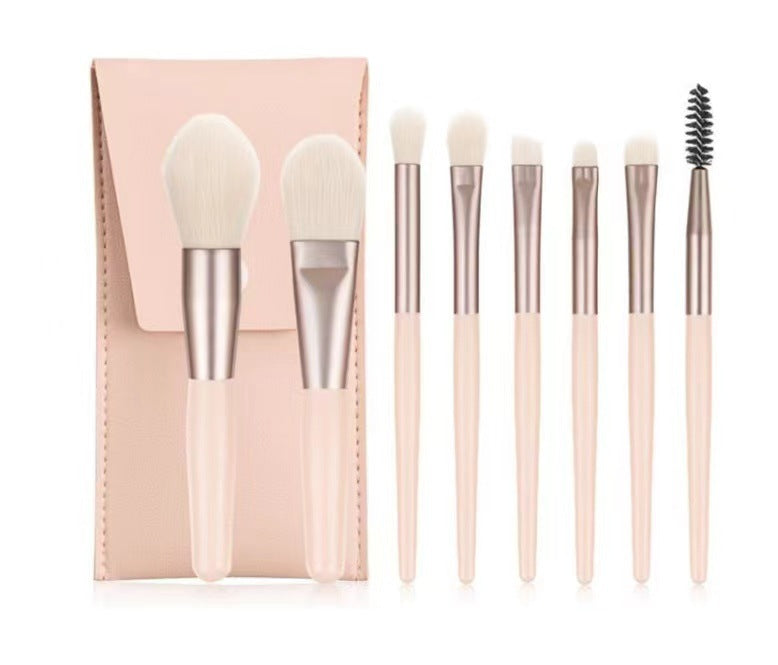 🍬✨ Eight Macaron Makeup Brush Eye Detail Set 💄