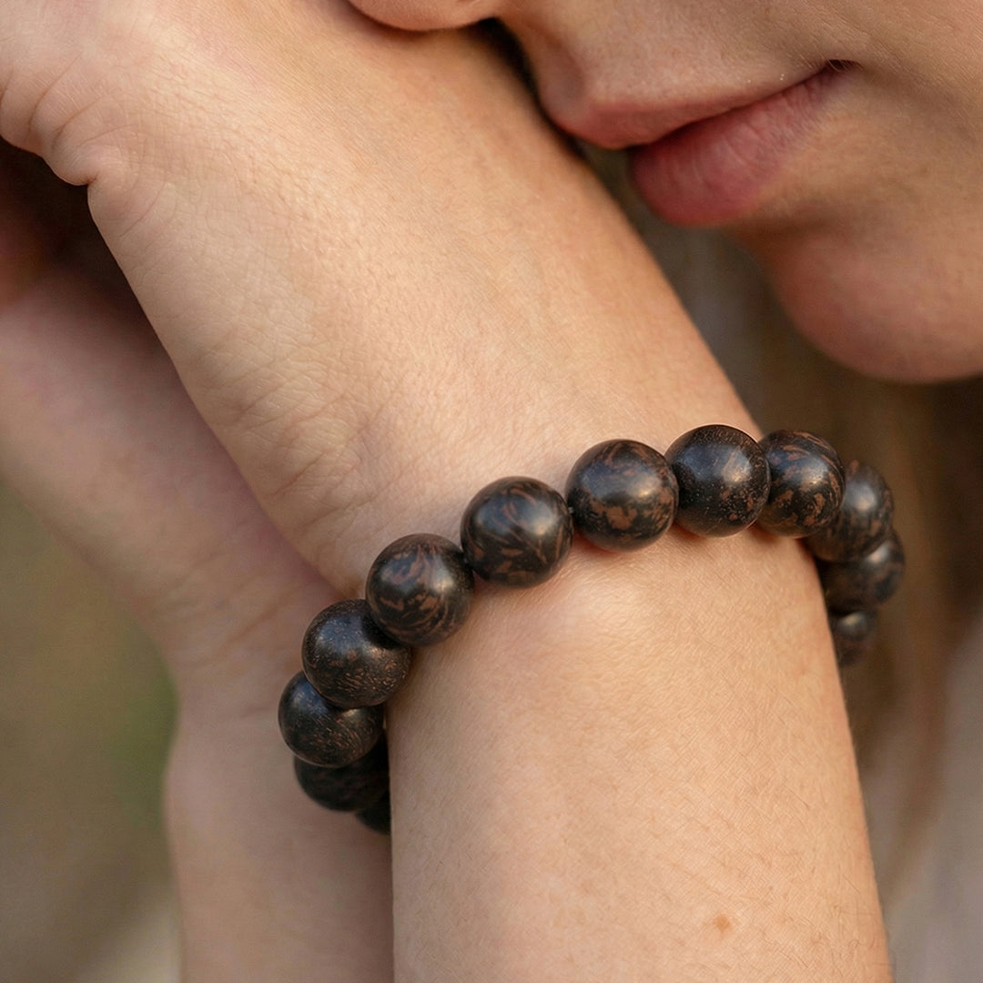 Chinese Herbal Bead Bracelet – Lightweight Traditional Wellness Jewelry