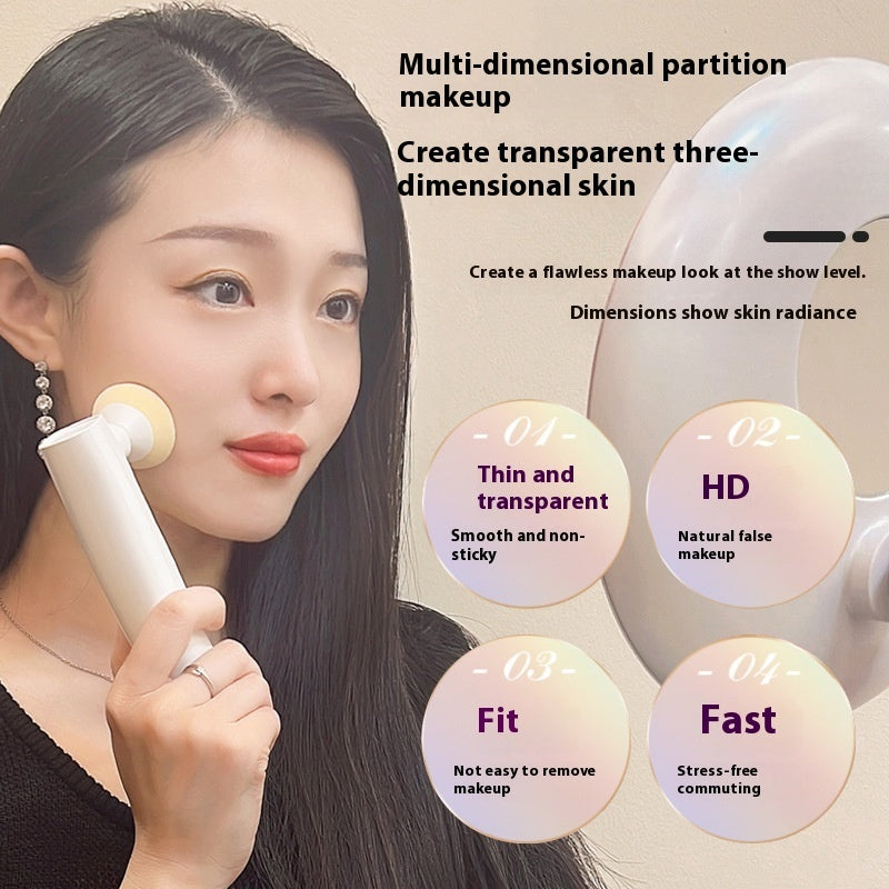 ✨ Smear-Proof Electric Makeup Puff (Wet & Dry Use) 💄⚡