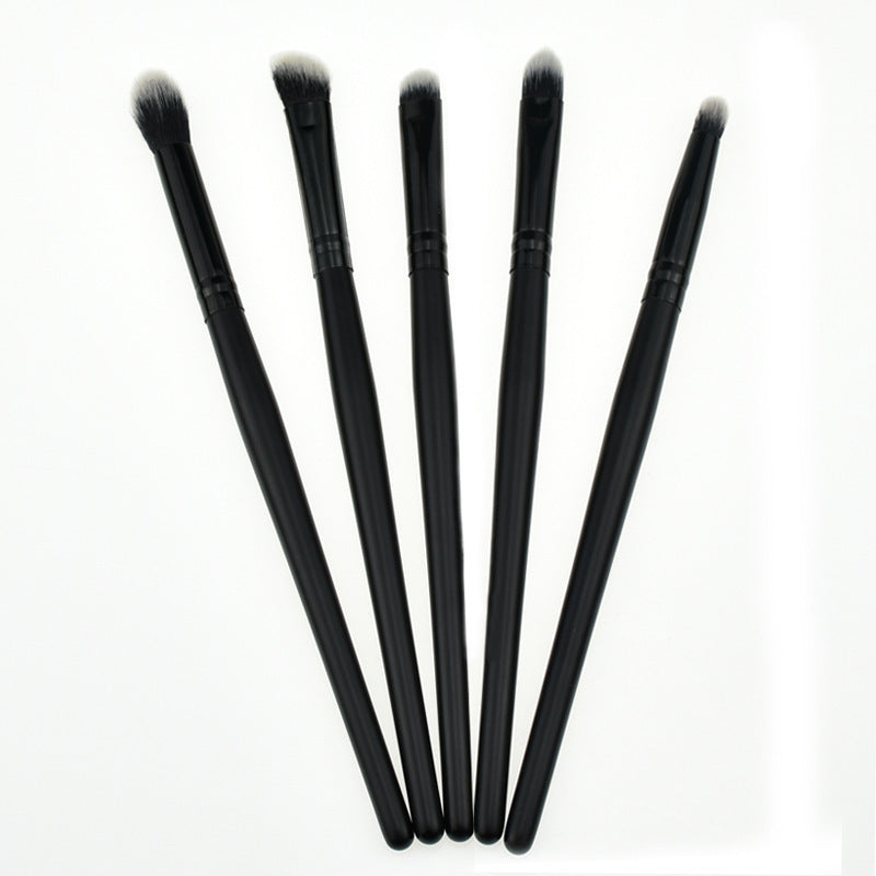 ✨ 5-Piece Small Eye Makeup Brush Set — Eyeshadow & Contour Tools 💄