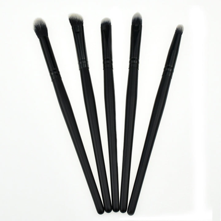 ✨ 5-Piece Small Eye Makeup Brush Set — Eyeshadow & Contour Tools 💄